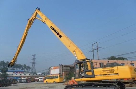 挖掘機拆樓臂、三段式加長臂、挖掘機拆樓臂廠家
