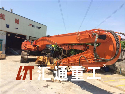 挖掘機(jī)打樁臂、打樁臂、打樁錘、挖掘機(jī)打樁臂廠家