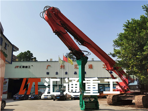 挖掘機(jī)打樁臂、打樁臂、打樁錘、挖掘機(jī)打樁臂廠家
