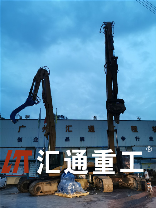 挖掘機(jī)打樁臂、打樁臂、打樁錘、挖掘機(jī)打樁臂廠家